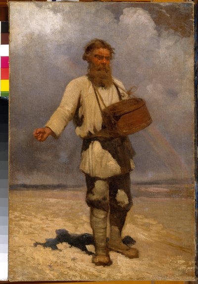 Se seitsemän. Painture de Grigori (Grigory, Grigory) Grigorievich Myasoedov (Myasoedov, Myasoedov) (1834-1911), huile sur toile tekijältä Grigori Grigoryevich Myasoedov