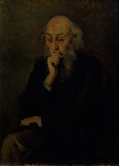 Taiteilija Nikolai Ge:n muotokuva 1831-1894 tekijältä Grigori Grigoryevich Myasoedov