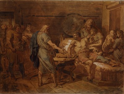 Kuzma Mininin vetoomus prinssi Dmitri Pozharskiin, 1800-luku tekijältä Grigori Ivanovich Ugryumov