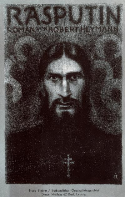Rasputin / Buchumschlag 1919 tekijältä Grigori Jefimowitsch Rasputin