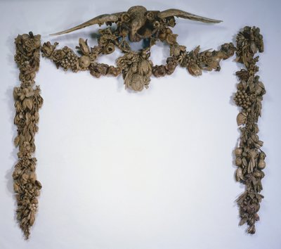 Overmantel Decoration, c. 1675-1677. tekijältä Grinling Gibbons