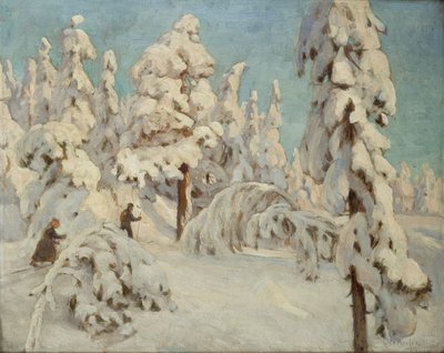 Hiihtäjät tekijältä Gudmund Stenersen