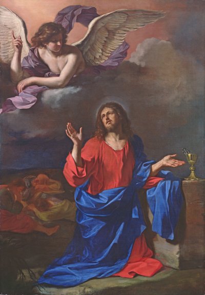 Puutarhan tuska (öljy kankaalle) tekijältä Guercino (1591 1666)