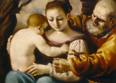 Pyhä perhe tekijältä Guercino