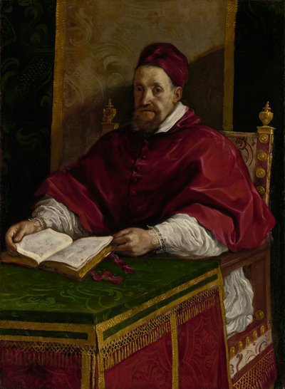 Paavi Gregorius XV, n. 1622-23 (öljy kankaalle) tekijältä Guercino