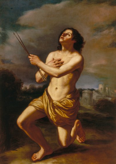 Pyhä Sebastian tekijältä Guercino