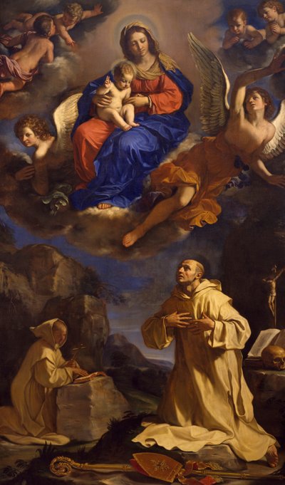 Pyhän Brunon näky tekijältä Guercino