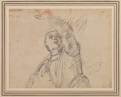 Guercino - Sotilas, sotilaan mukaan An. Carraccin Ylösnousemus, Maisons-Lafitte, RCIN 902599. tekijältä Guercino