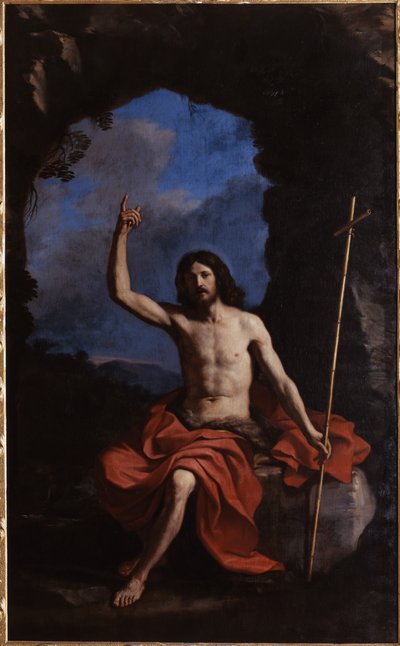 Guercino, Johannes Kastaja erämaassa, 1650. tekijältä Guercino