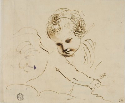 Putto pilvissä tekijältä Guercino