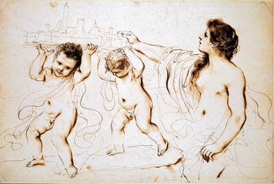 Bolognan kaupungin tunnus, 1625-1629 tekijältä Guercino