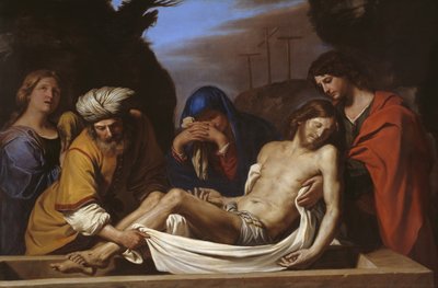 The Tombment, noin 1656 tekijältä Guercino