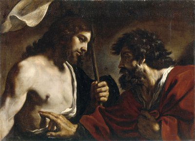 Pyhän Tuomaan uskottomuus tekijältä Guercino