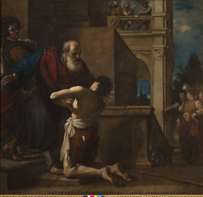 Tuhlaajapojan paluu, 1617 tekijältä Guercino