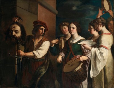 Daavidin riemuvoitto tekijältä Guercino