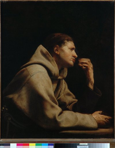 Fransiskaani (öljy kankaalle) tekijältä Guido Cagnacci