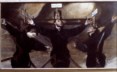 Kolme Japanin jesuiittamarttyyria tekijältä Guido Cagnacci