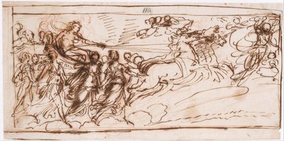 Apollo aurinkovaunuissa tekijältä Guido Reni
