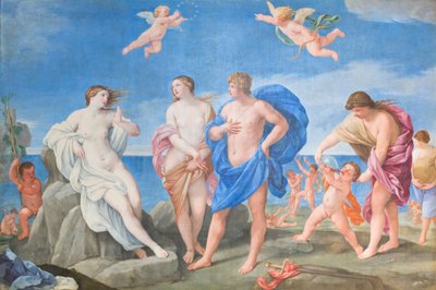 Ariadne ja Bacchus (öljy kankaalle) tekijältä Guido Reni