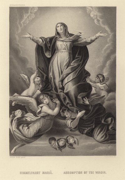 Neitsyt taivaaseenastuminen tekijältä Guido Reni