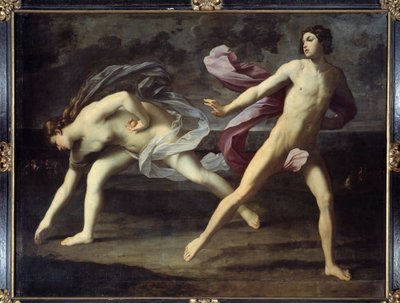 Atalanta ja Hippomenes tekijältä Guido Reni