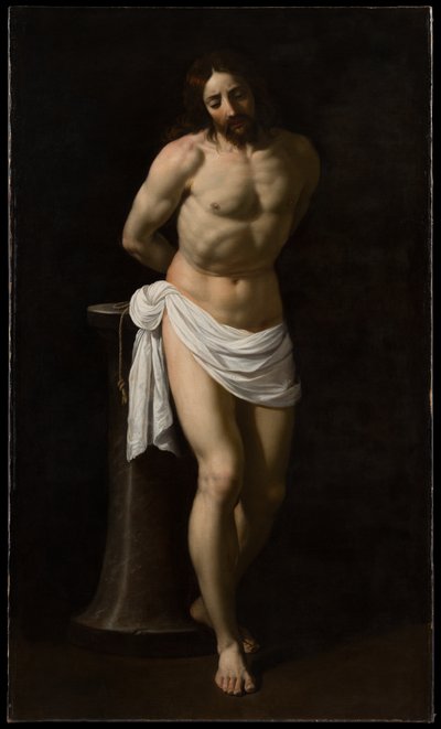 Kristus pylvään luona tekijältä Guido Reni