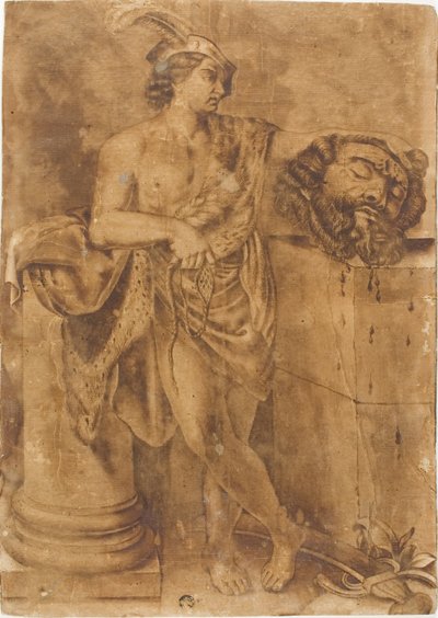 Daavid Goljatin pään kanssa tekijältä Guido Reni