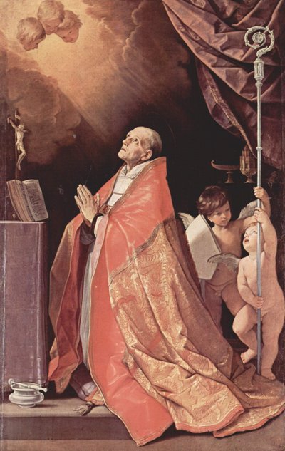 Saksa: Pyhä Andreas Corsini rukouksessa tekijältä Guido Reni