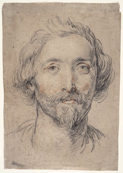 Miehen pää [Nicholas Lanier?] tekijältä Guido Reni