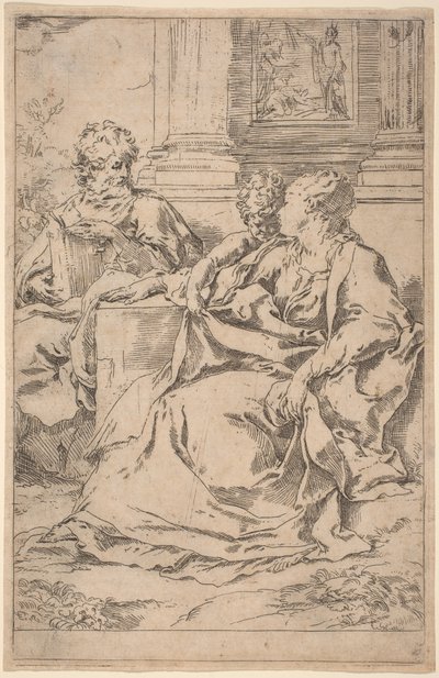 Pyhä perhe tekijältä Guido Reni
