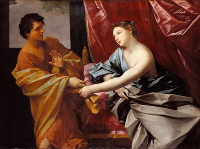 Joosef ja Potifarin vaimo tekijältä Guido Reni