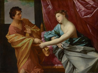 Joosef ja Potifarin vaimo tekijältä Guido Reni