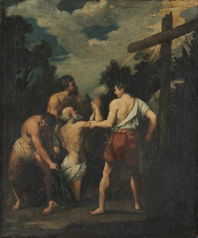 Pyhän Andreaksen marttyyrikuolema tekijältä Guido Reni