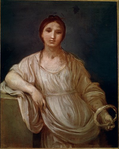 Nuoren tytön muotokuva kruunulla (maalaus tekijältä Guido Reni