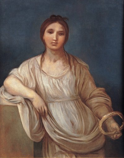 Tytön muotokuva kruunun kanssa tekijältä Guido Reni