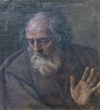 Pyhä Joosef tekijältä Guido Reni