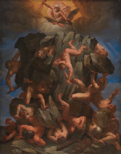 Jättiläisten kaatuminen tekijältä Guido Reni