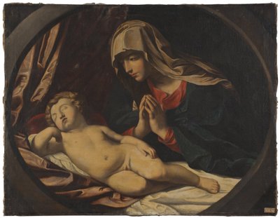 Neitsyt ja nukkuva lapsi tekijältä Guido Reni