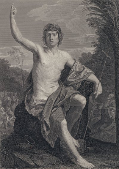 Johannes Kastaja tekijältä Guido after Reni