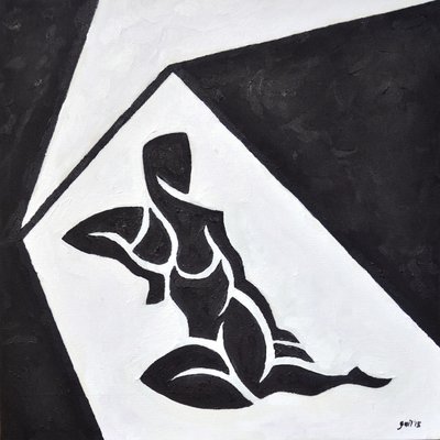 Lygia Nº4, 2014 (öljy kankaalle) tekijältä Guilherme Pontes