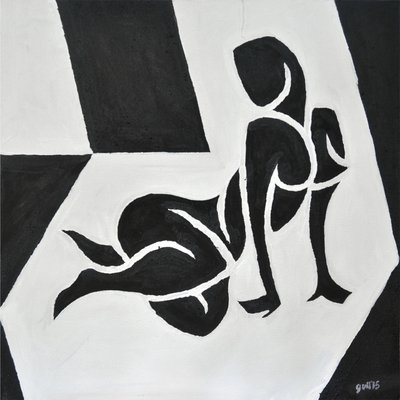 Lygia Nº 3, 2014 (öljy kankaalle) tekijältä Guilherme Pontes