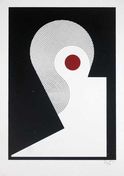Baleriinan muotokuva nro 1, 2019 (silkkipaino) tekijältä Guilherme Pontes