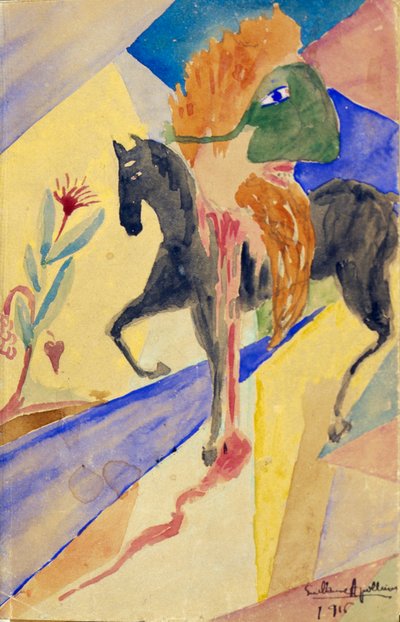 Naamioriskuri, 1915 tekijältä Guillaume Apollinaire