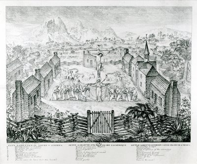 Katolinen lähetystyö "Little Loretto" Pohjois-Amerikassa (Kentucky) tekijältä Guillaume Courtois