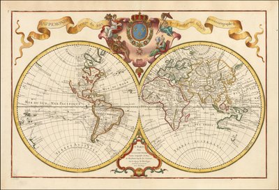 Vuoden 1720 maailmankartta - Mappemonde a l