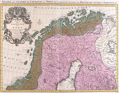 Pohjois-Norja, Ruotsi, Suomi tekijältä Guillaume Delisle