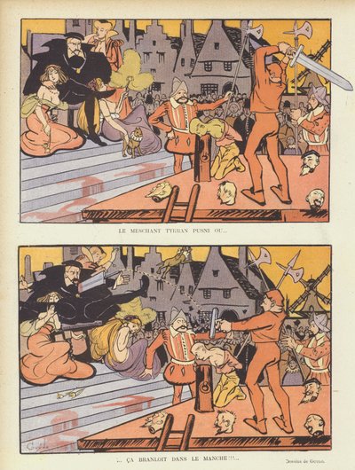 Kuvitus Le Rirelle tekijältä Guillaume Le Barrois dOrgeval