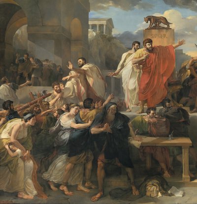 Yksityiskohta: Virginian kuolema tekijältä Guillaume Lethiere