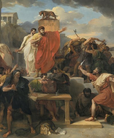 Yksityiskohta: Virginian kuolema tekijältä Guillaume Lethiere