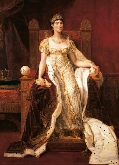 Muotokuva Josephine Bonapartesta, Guillaume Guillon Lethiere, öljy kankaalle. tekijältä Guillaume Lethiere